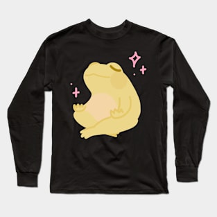 A Yellow Frog Meditating Long Sleeve T-Shirt